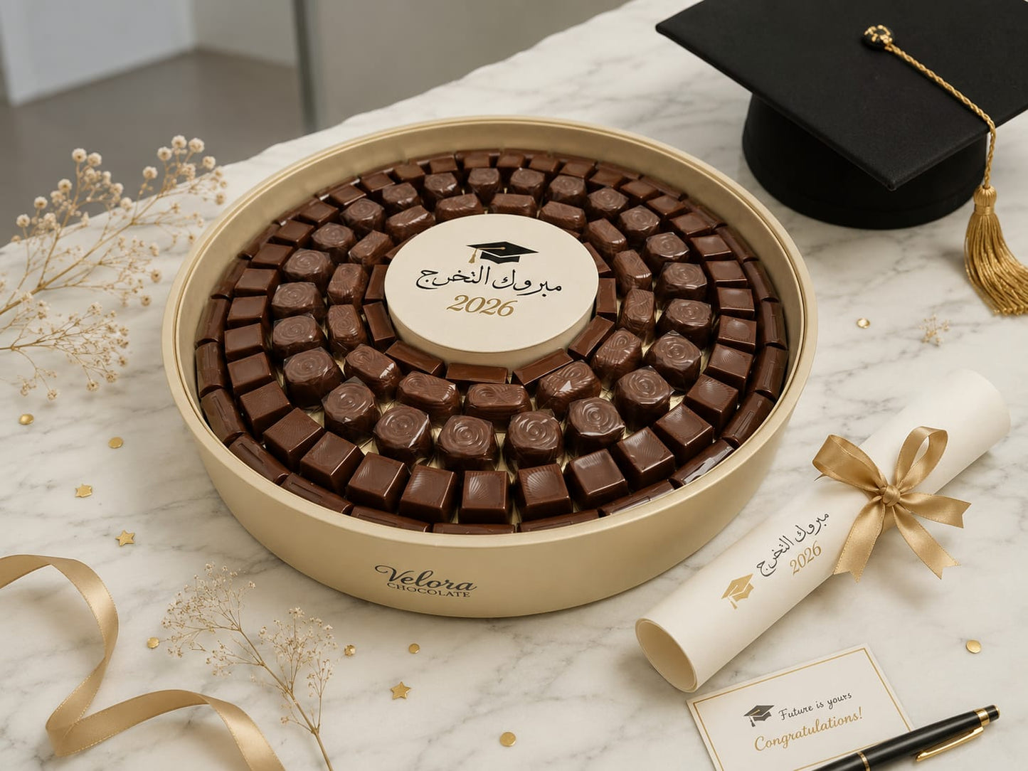 🎓 صينية تخرج فاخرة١٤٠٠ جرام
🎓 Luxury Graduation Tray -1400 g