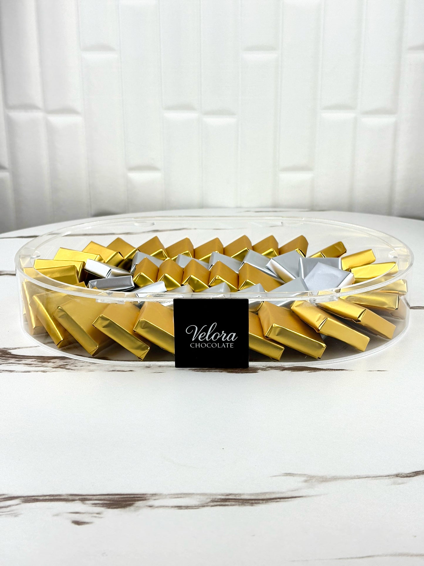 Acrylic Box with Assorted Chocolates